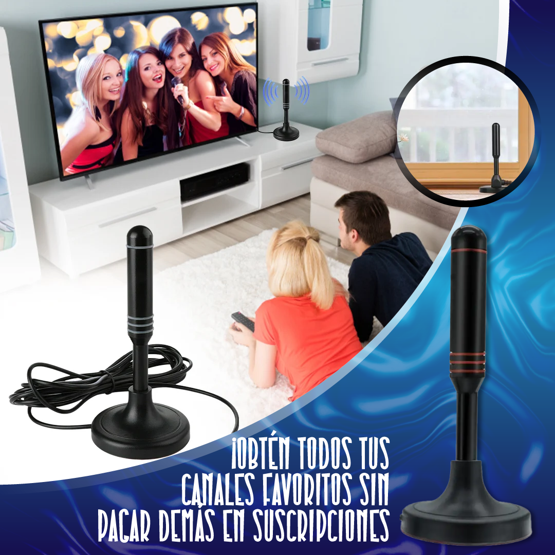 ANTENA DE TV UNIVERSAL CALIDAD ULTRA HD - 50% DESCUENTO HOY