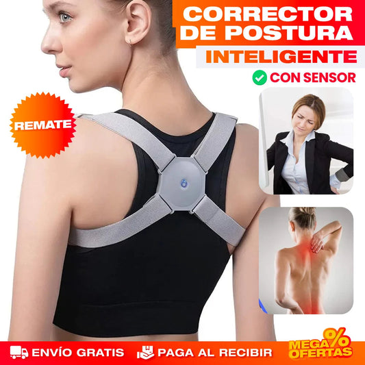 CORRECTOR DE POSTURA INTELIGENTE CON SENSOR  - 50% DESCUENTO HOY