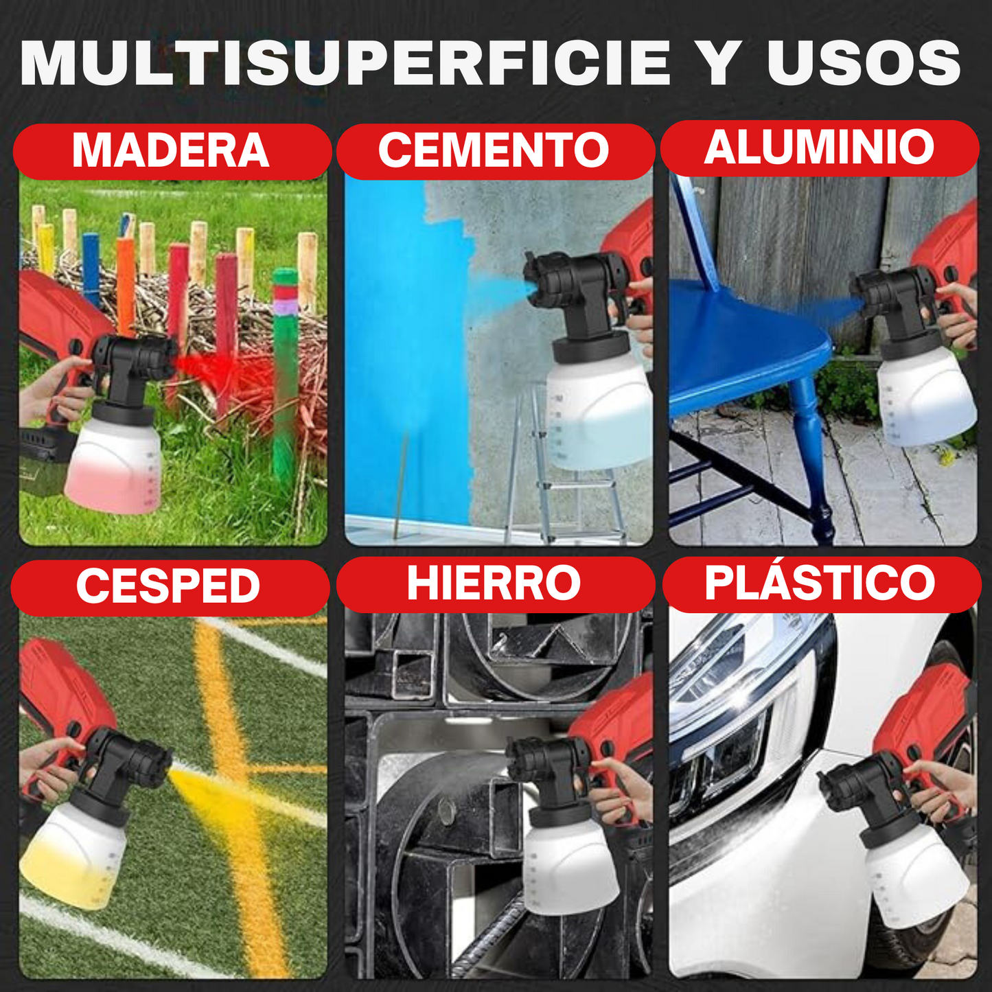 PULVERIZADOR DE PINTURA ELECTRICO - 50% DESCUENTO HOY