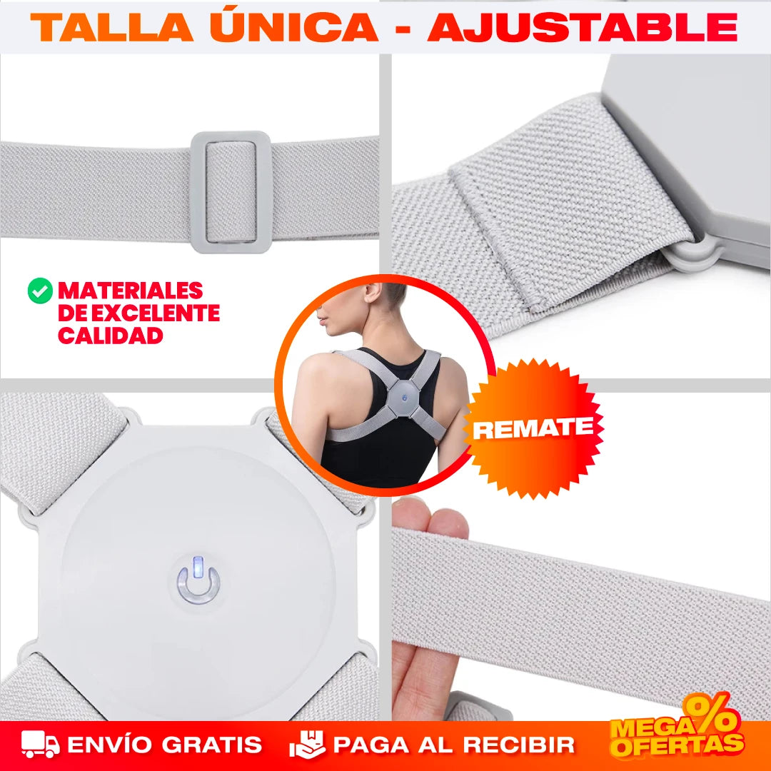 CORRECTOR DE POSTURA INTELIGENTE CON SENSOR  - 50% DESCUENTO HOY