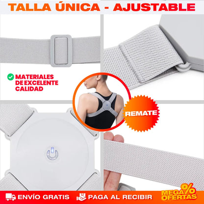 CORRECTOR DE POSTURA INTELIGENTE CON SENSOR  - 50% DESCUENTO HOY