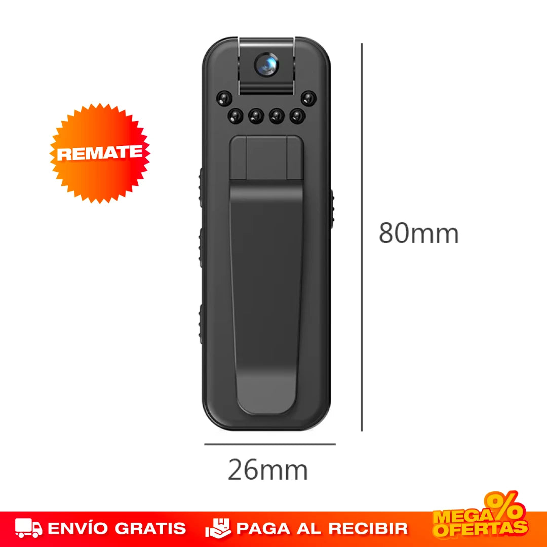 MINI CÁMARA CLIP 1080P WIFI  - 50% DESCUENTO HOY