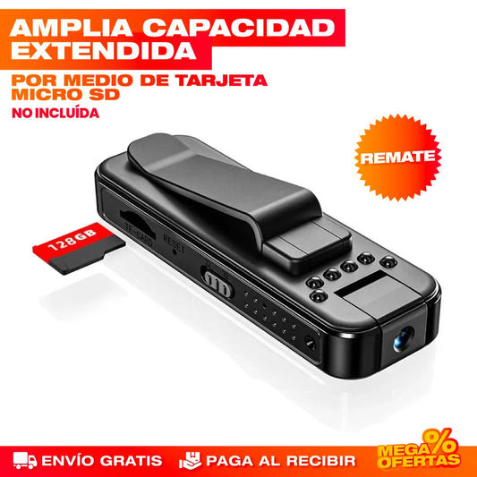 MINI CÁMARA CLIP 1080P WIFI  - 50% DESCUENTO HOY