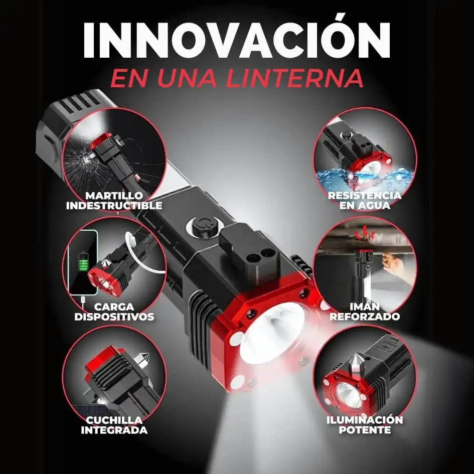 Linterna 6 en 1 Ultra Potente - 50% DESCUENTO HOY