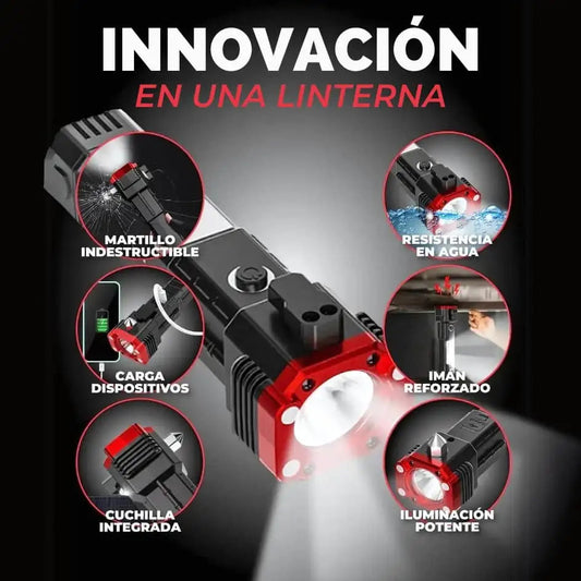Linterna 6 en 1 Ultra Potente - 50% DESCUENTO HOY